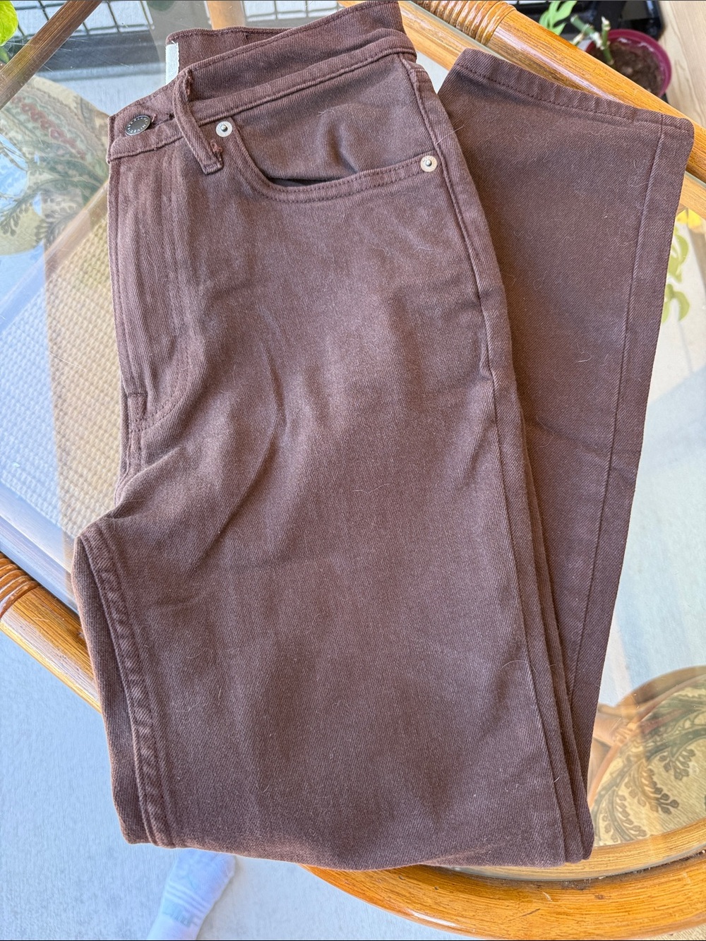 Everlane Brown Straight-Leg Women’s Jeans